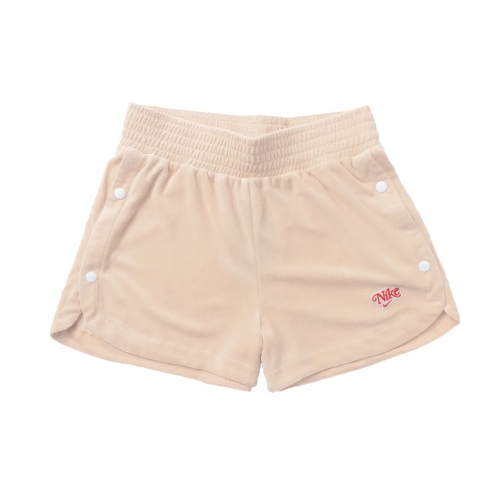 Nike Women's Sportswear Terry Snap Retro Athletic Shorts